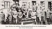 Ahmed Izzet Pacha, commandant du front du Caucase. Grosser Bilderatlas des Weltkrieges, Bruckmann, 1918